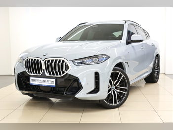 BMW  X-Series  X6 40i  2024  Automatic  28,350 Km  6 Cylinder  All Wheel Drive (AWD)  SUV  Gray  With Warranty