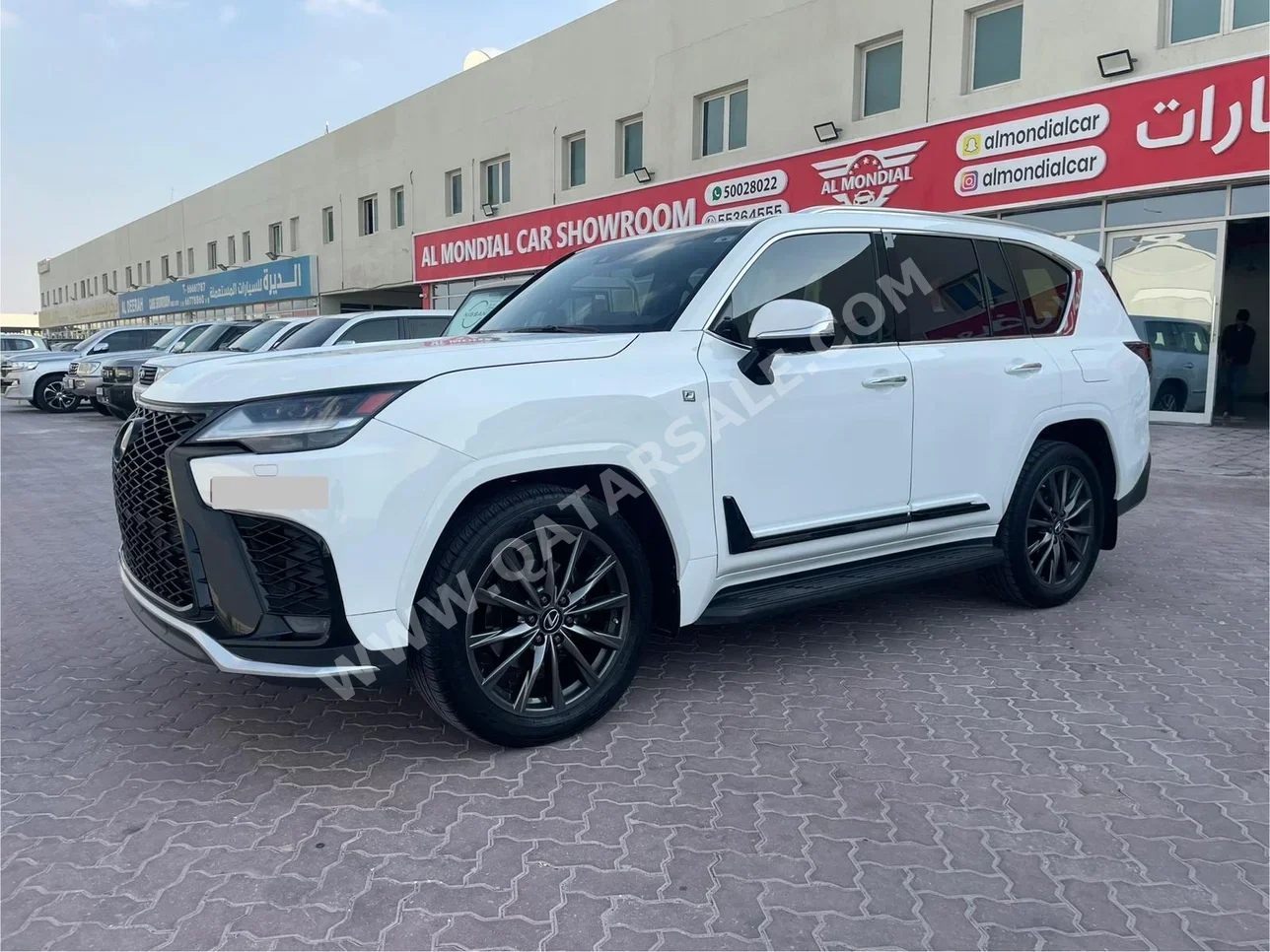 Lexus  LX  600 F Sport  2022  Automatic  81,000 Km  6 Cylinder  Four Wheel Drive (4WD)  SUV  White