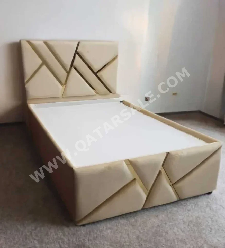 Beds - Single - Yellow - Mattress Included