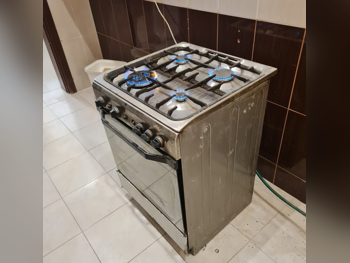 فرن - غاز وكهرباء - فضة