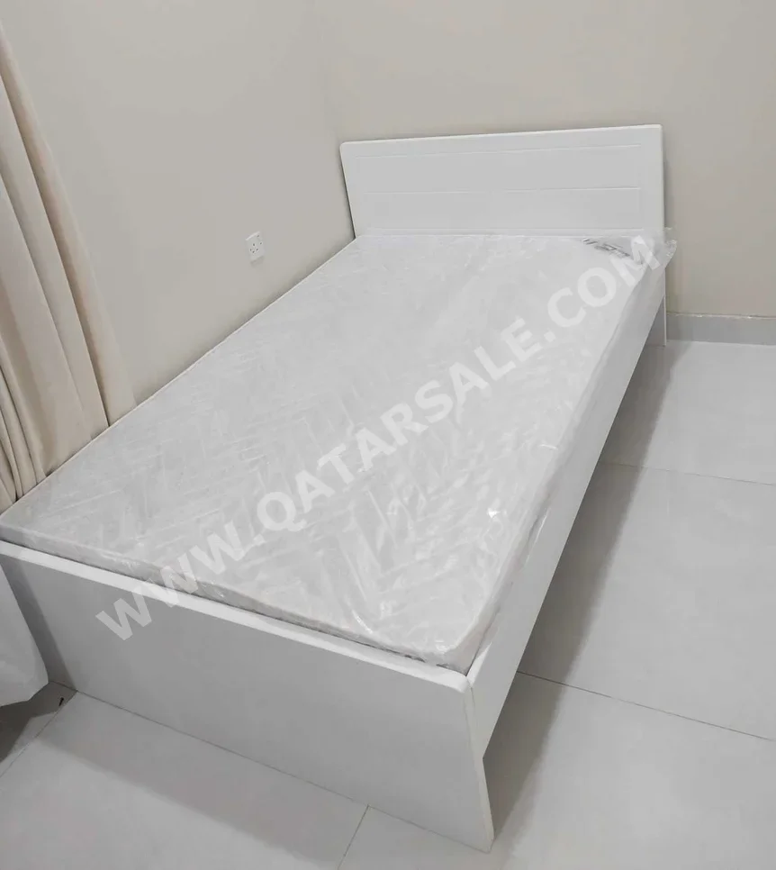 Beds - Single  - White  - Mattress Included