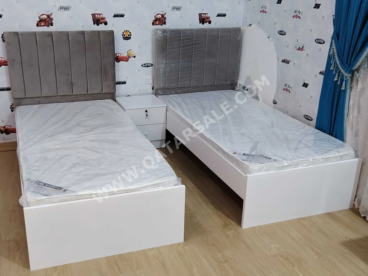Beds - Single  - Yellow  - Mattress Included