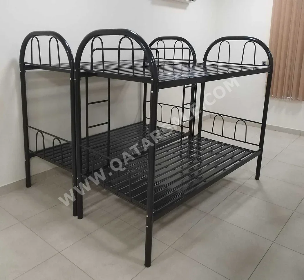 Beds - Double bunk  - Black  - Mattress Included