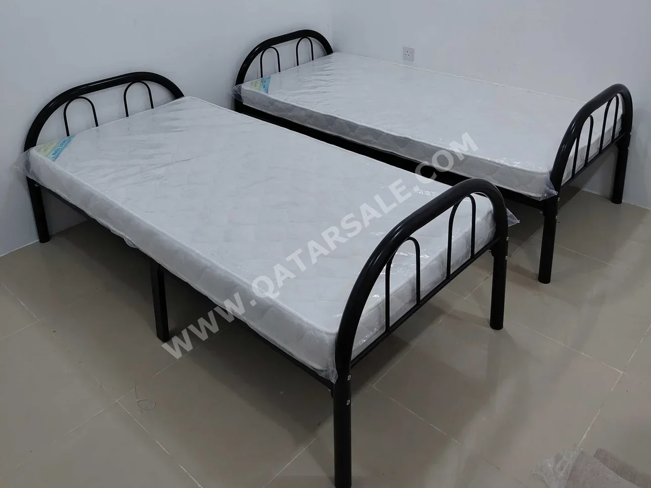 Beds - Single  - Black  - Mattress Included
