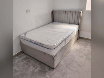 Beds - Single - Gray - Mattress Included