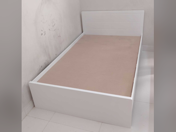Beds - Single - White - Mattress Included
