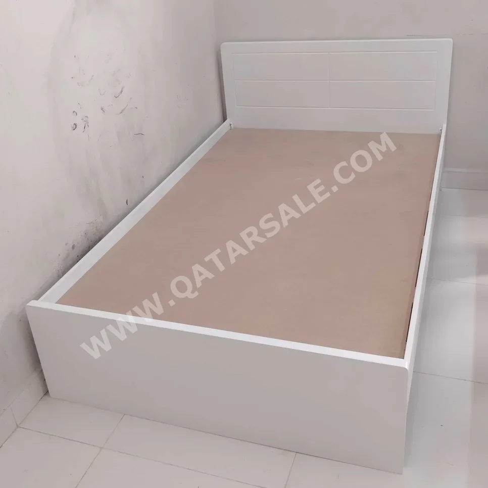 Beds - Single - White - Mattress Included