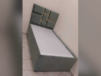 Beds - Single - Gray - Mattress Included