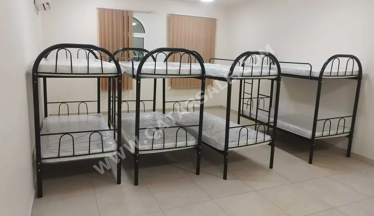 Beds - Double bunk  - Black  - Mattress Included