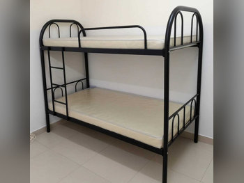 Beds - Double bunk - Black - Mattress Included