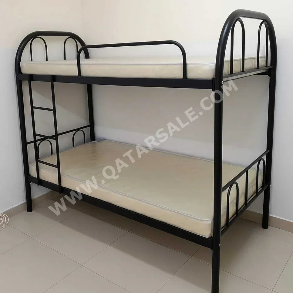 Beds - Double bunk  - Black  - Mattress Included