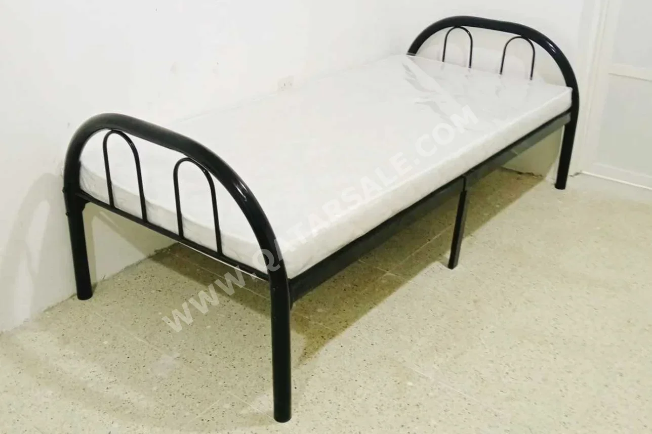 Beds - Single  - Black  - Mattress Included