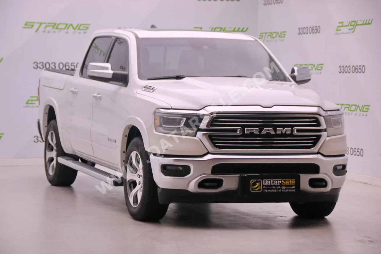 Dodge Ram 1500 Laramie 2021 Automatic 207,000 Km 8 Cylinder Four Wheel Drive (4WD) Pick Up White