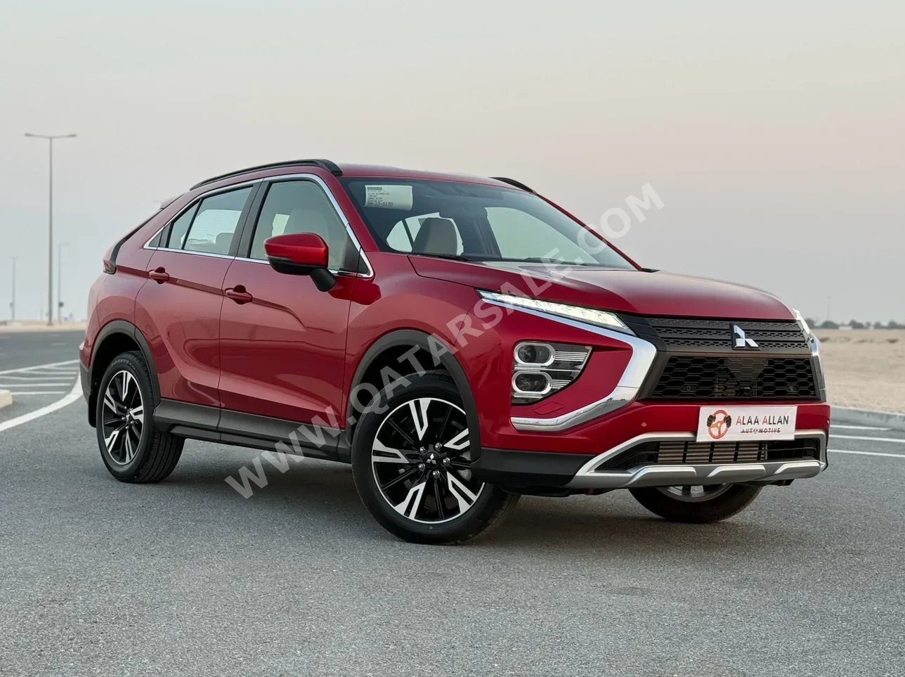 ميتسوبيشي إيكليبس كروس هاي لاين 2025 اوتوماتيك 0 كم 4 سلندر سحب امامي اس يو في أحمر تحت الضمان