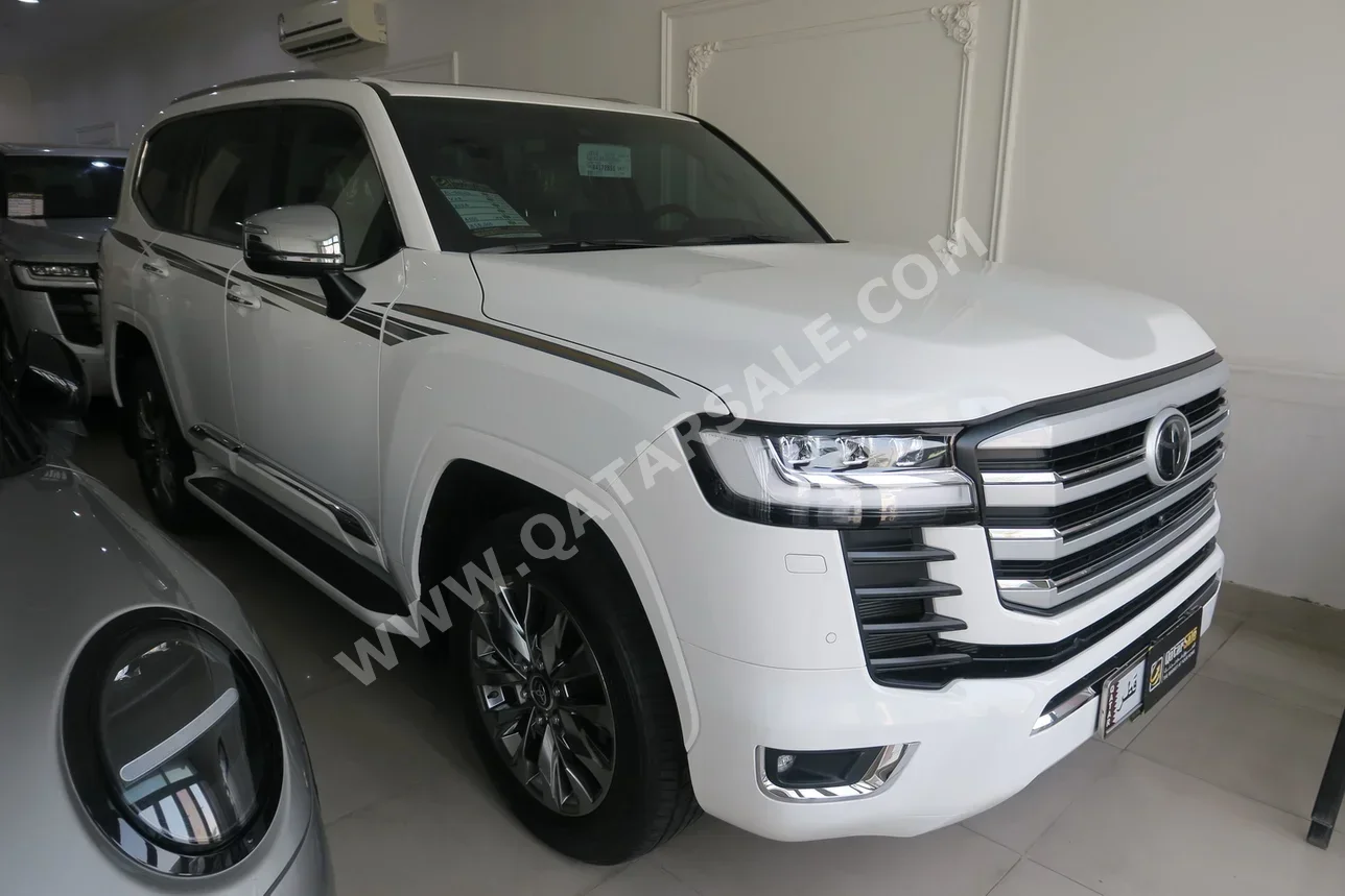 تويوتا لاند كروزر في اكس ار توين توربو 2024 اوتوماتيك 4,000 كم 6 سلندر دفع رباعي اس يو في أبيض تحت الضمان