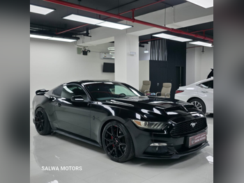 فورد  موستانغ  ايكو بوست  2015  اوتوماتيك  170,000 كم  4 سلندر  دفع خلفي  كوبيه \ سبورت  أسود