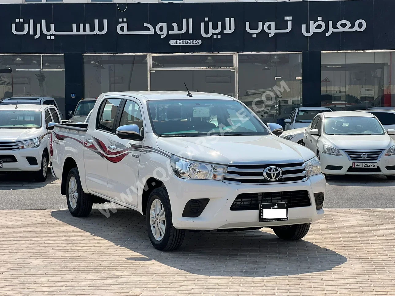 Toyota Hilux 2020 Automatic 147,000 Km 4 Cylinder Rear Wheel Drive (RWD) Pick Up White
