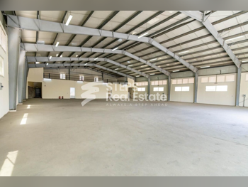مخازن و مستودعات - الريان - المنطقة الصناعية -المساحة: 4000 متر مربع