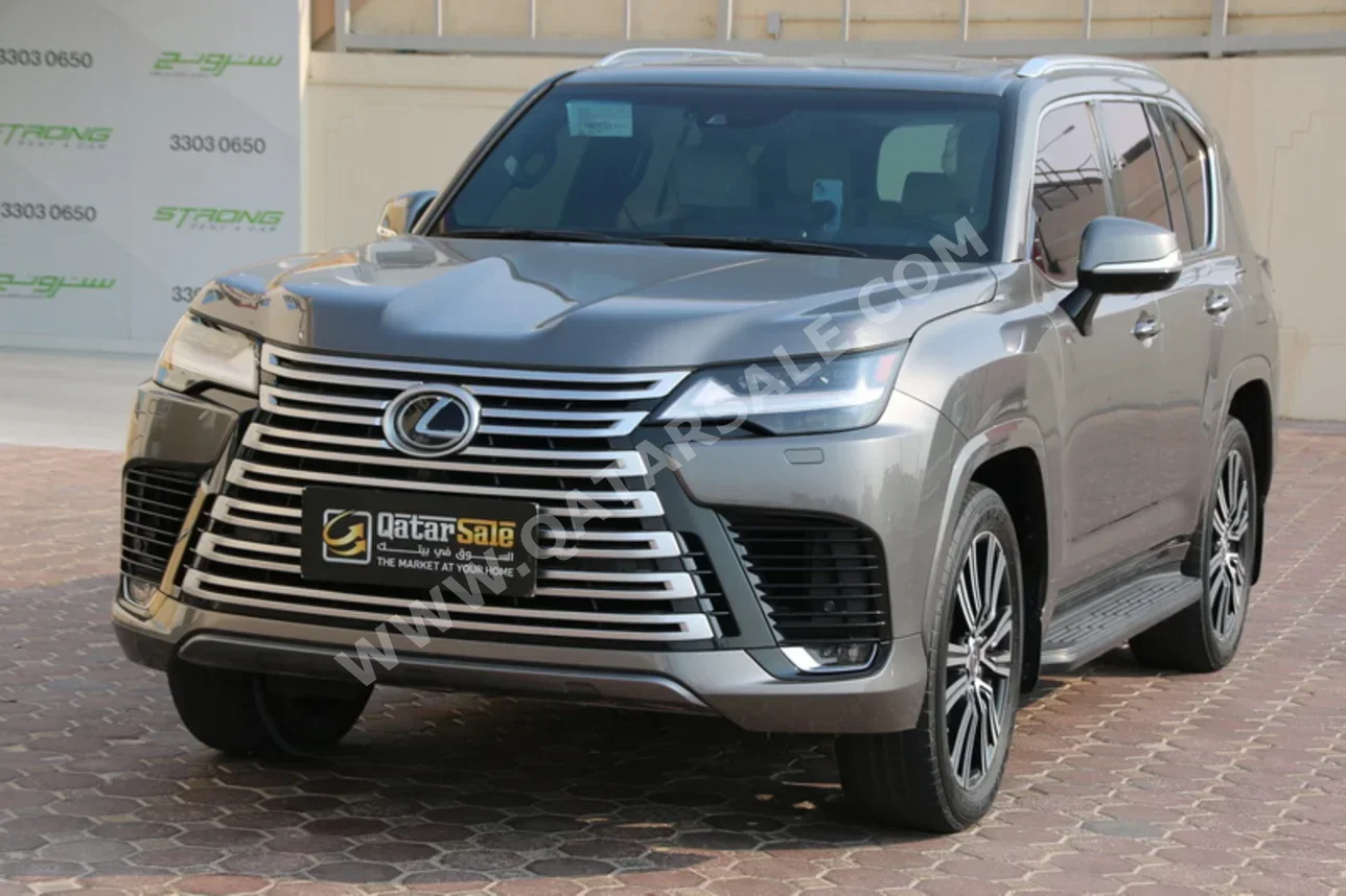 Lexus  LX  600 Luxury  2023  Automatic  69,000 Km  6 Cylinder  Four Wheel Drive (4WD)  SUV  Gray  With Warranty