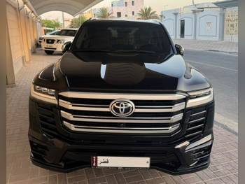 تويوتا لاند كروزر في اكس توين توربو 2022 اوتوماتيك 80,000 كم 6 سلندر دفع رباعي اس يو في أسود