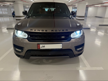 Land Rover Range Rover Sport Super charged Gold 2016 For Sale in Qatar