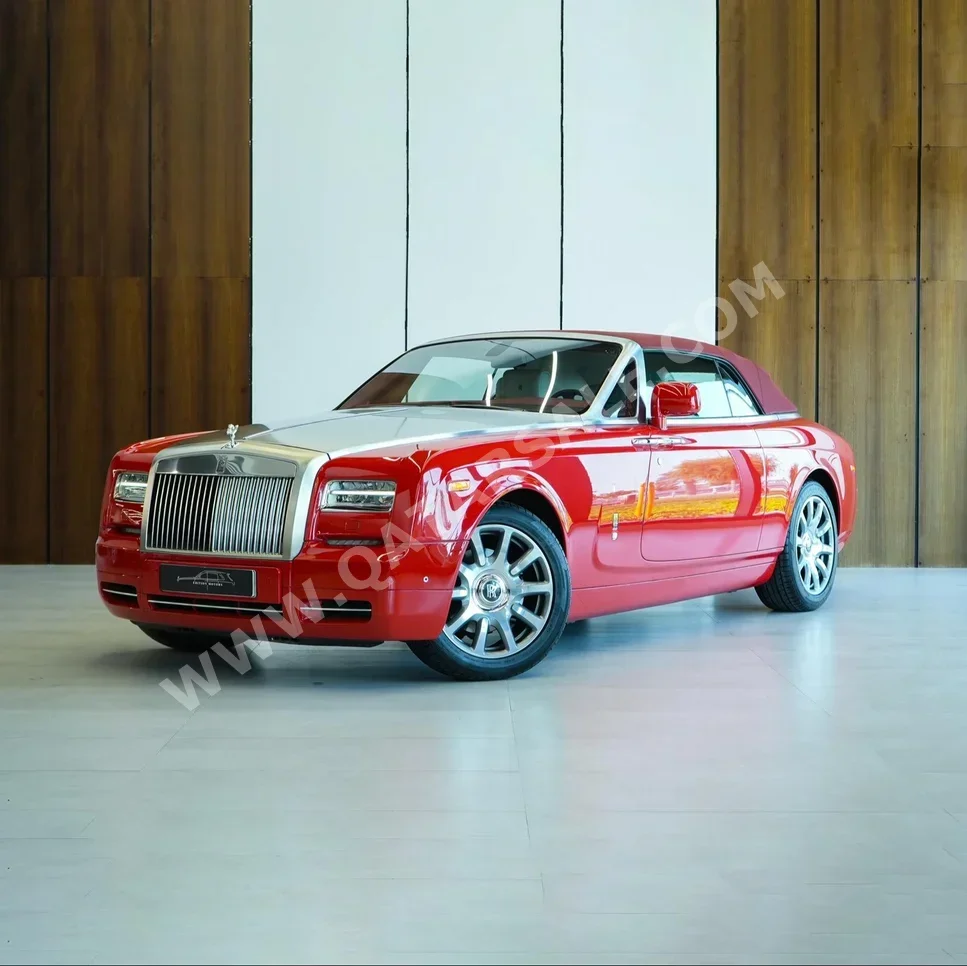 رولز - رويس فانتوم كوبيه 2013 اوتوماتيك 51,000 كم 12 سلندر دفع كلي مستمر كوبيه \ سبورت أحمر