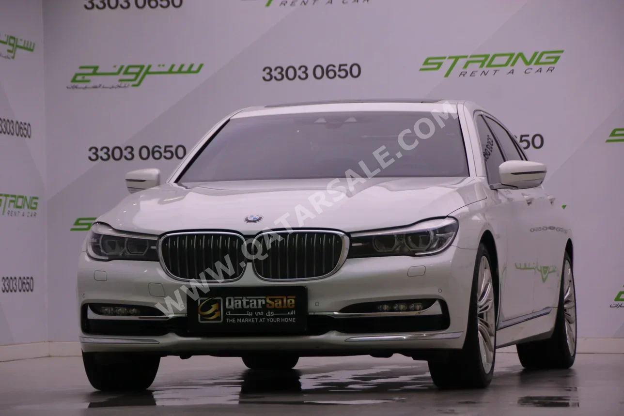 BMW  7-Series  730 Li  2018  Automatic  73,000 Km  4 Cylinder  Rear Wheel Drive (RWD)  Sedan  White  With Warranty