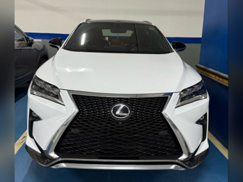 لكزس  ار اكس  350 اف سبورت  2018  اوتوماتيك  73,500 كم  6 سلندر  دفع رباعي  اس يو في  أبيض لؤلؤي