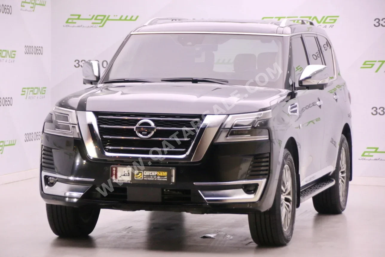 نيسان باترول بلاتنيوم 2020 اوتوماتيك 130,000 كم 8 سلندر دفع رباعي اس يو في أسود