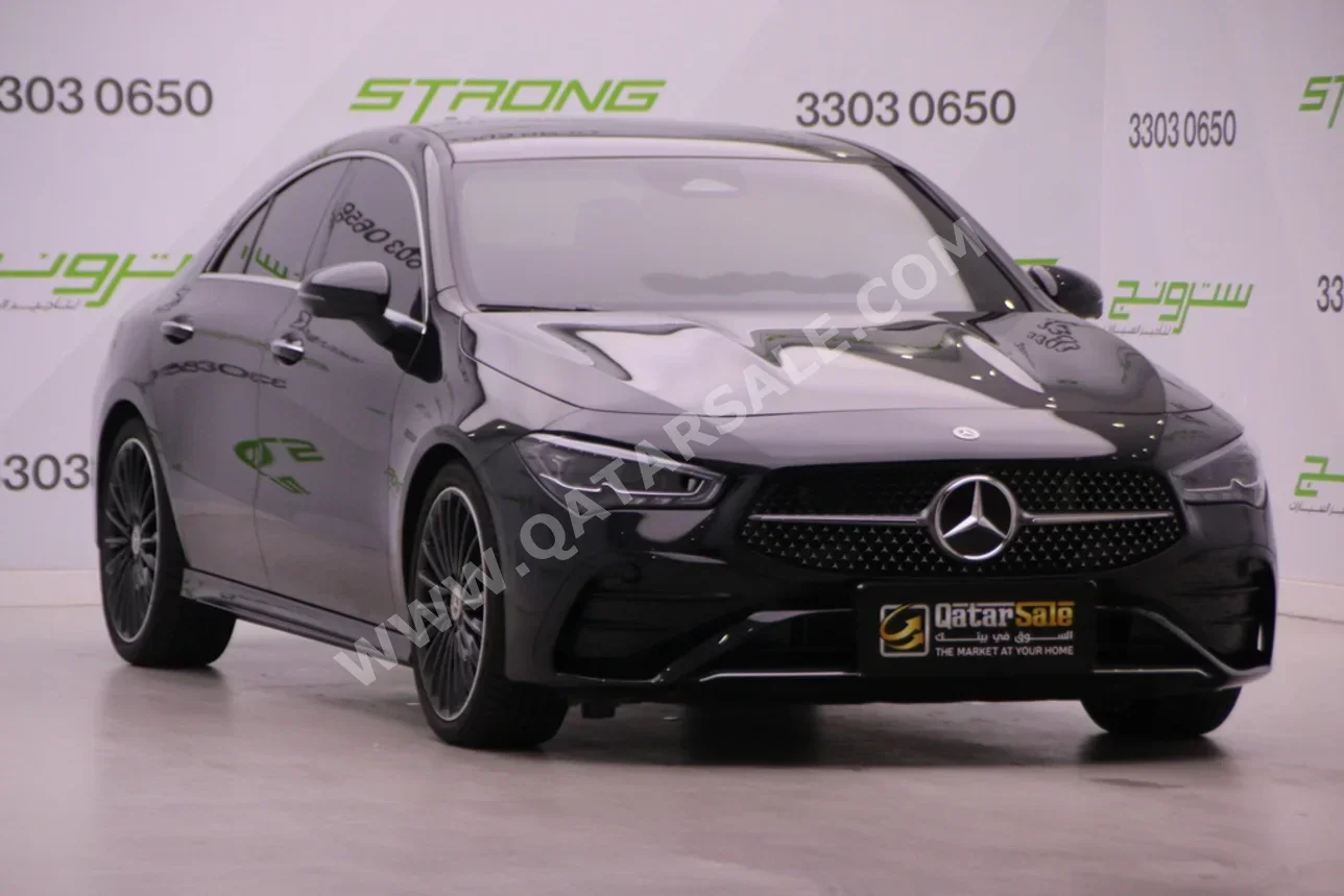مرسيدس - بنز  سي ال ايه  200  2025  اوتوماتيك  7,600 كم  4 سلندر  دفع خلفي  سيدان  أسود  تحت الضمان