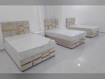 Beds - Single  - Gray  - Mattress Included