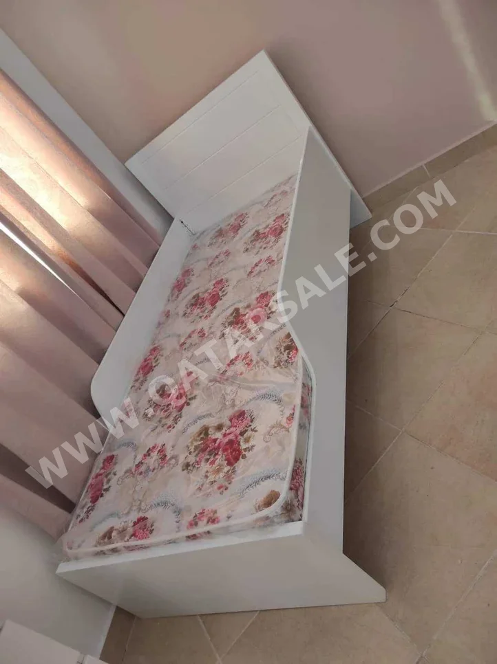 Beds - Single - White - Mattress Included