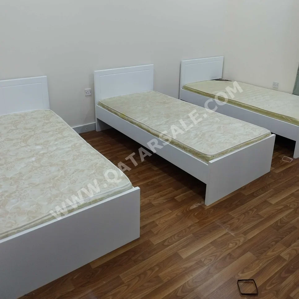 Beds - Single  - White  - Mattress Included