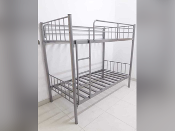 Beds - Double bunk  - Gray  - Mattress Included