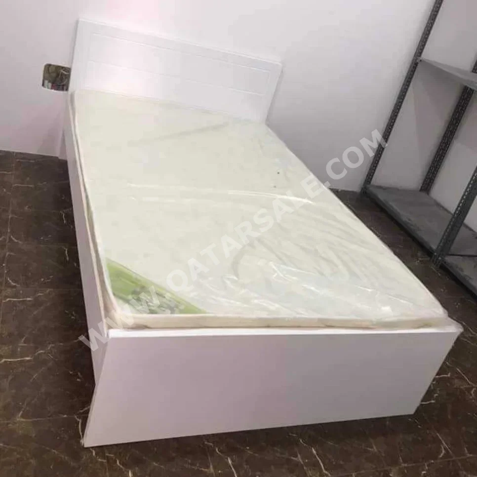 Beds - Single  - White  - Mattress Included