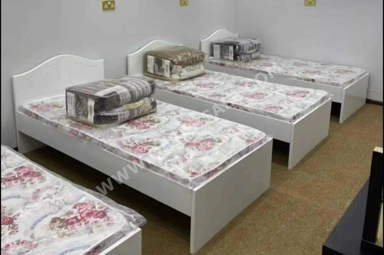 Beds - Single  - White  - Mattress Included