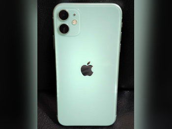 هواتف نقالة ابل  - ايفون 11  - أخضر  - 128 جيجابايت  - تحت الضمان