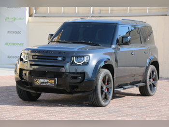 لاند روفر  ديفيندر  110 اتش اس اي  2023  اوتوماتيك  40,500 كم  6 سلندر  دفع رباعي  اس يو في  رمادي كاربيثيان  تحت الضمان