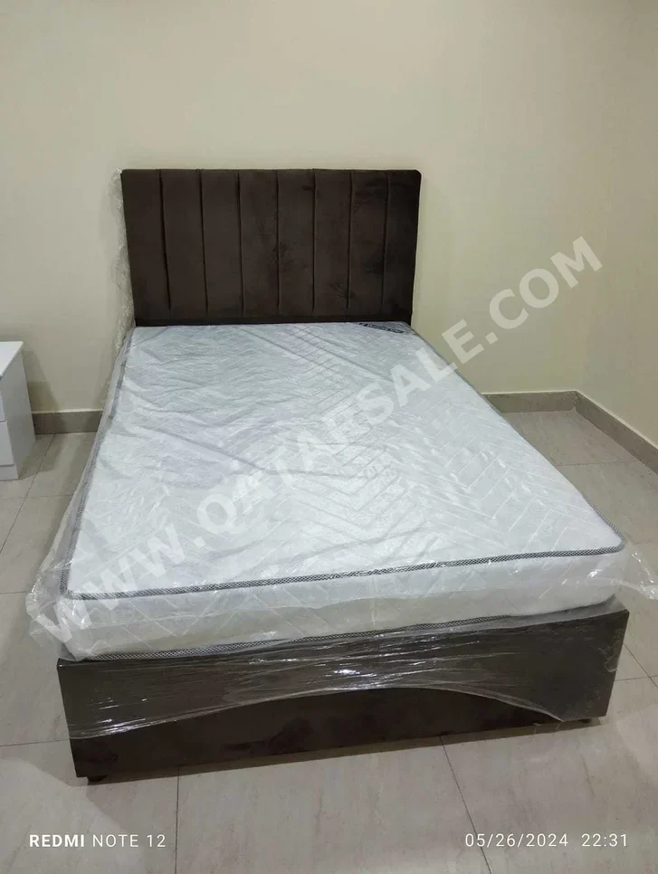 Beds - Single  - Brown  - Mattress Included