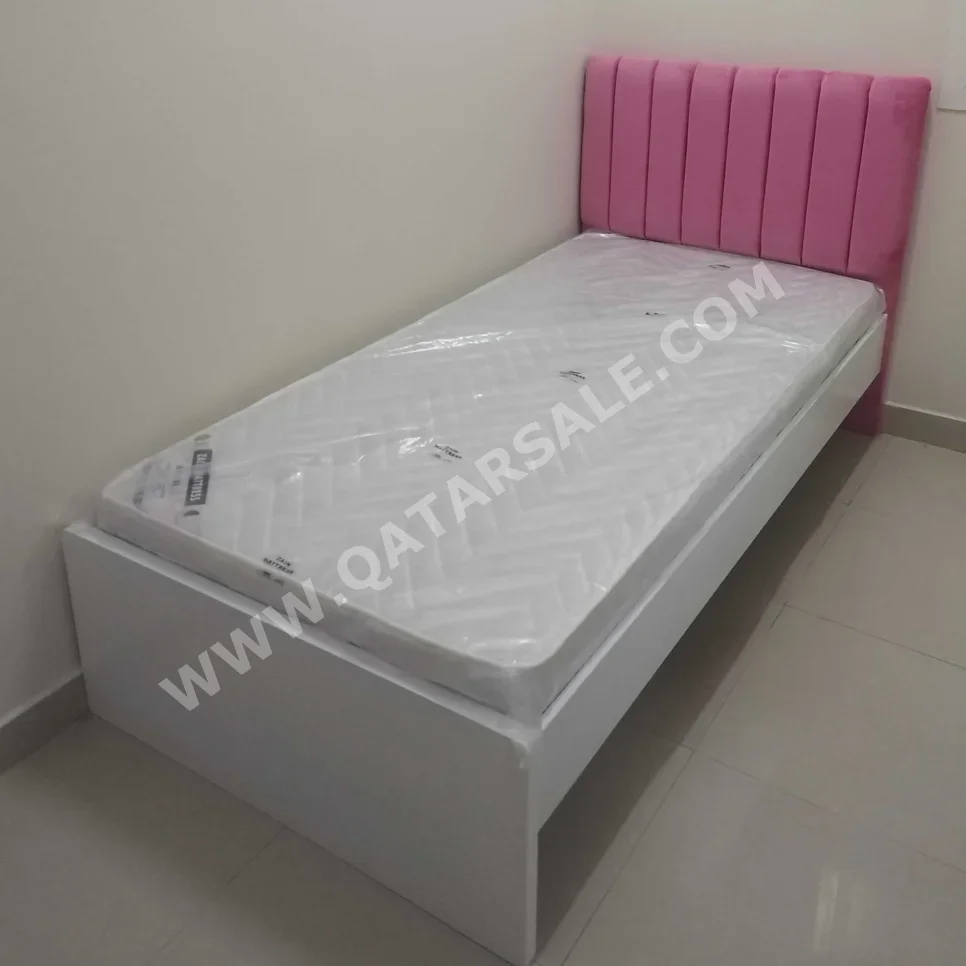 Beds - Single  - Pink  - Mattress Included