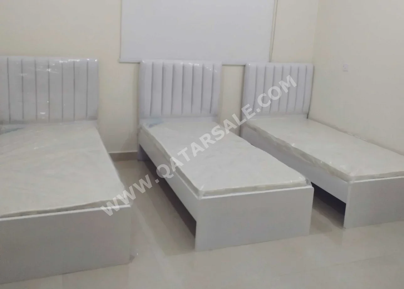 Beds - Single  - White  - Mattress Included