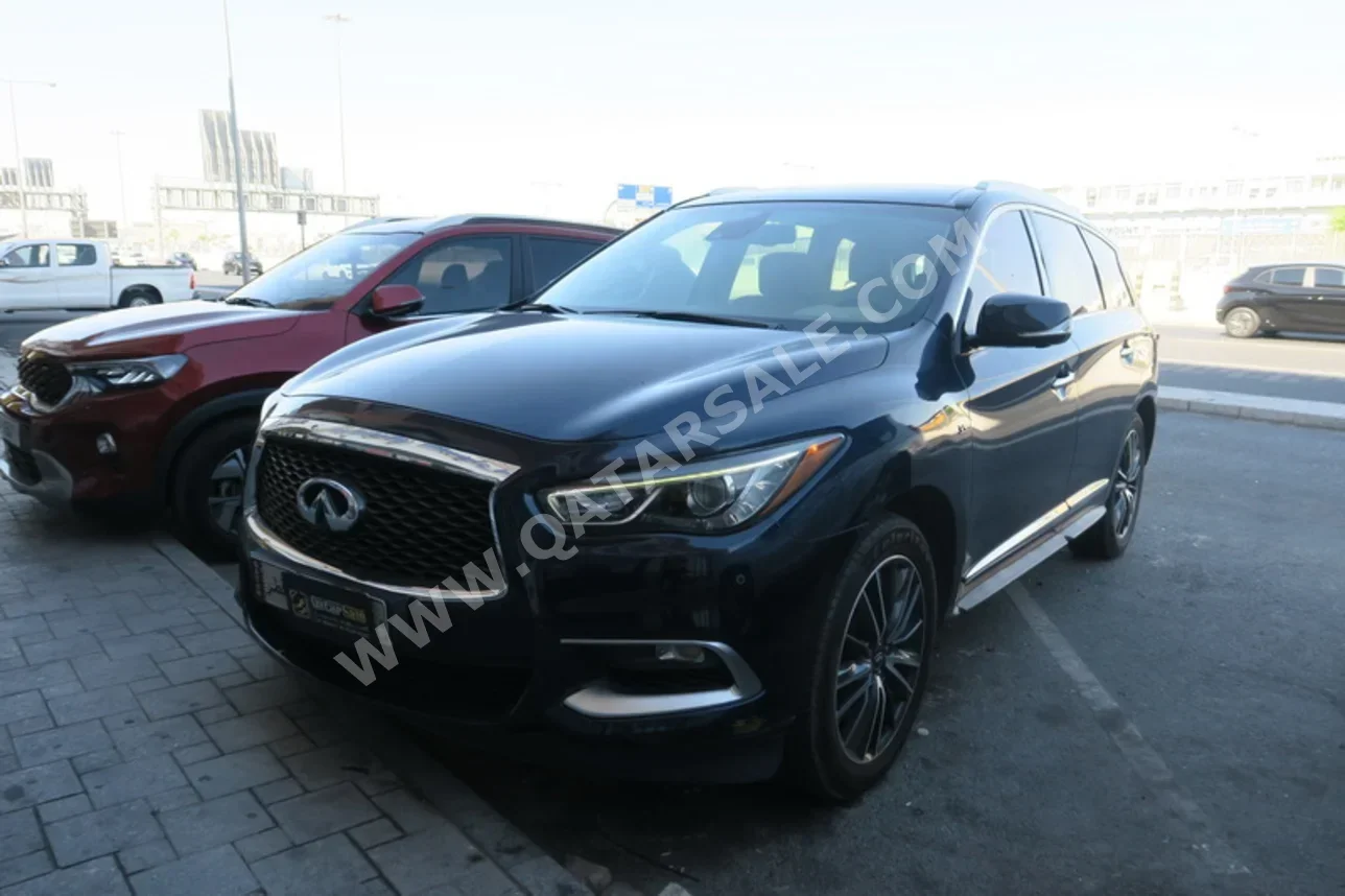 انفنيتي  كيو اكس  60  2016  اوتوماتيك  120,000 كم  6 سلندر  دفع كلي مستمر  اس يو في  أزرق غامق