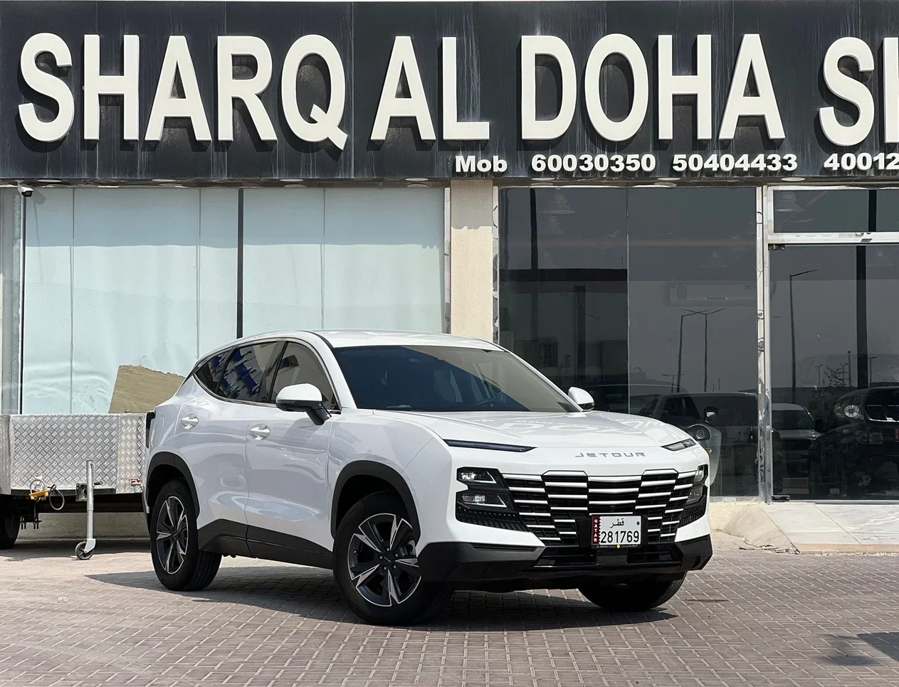 Jetour Dashing 2025 Automatic 19,000 Km 4 Cylinder Four Wheel Drive (4WD) SUV White With Warranty