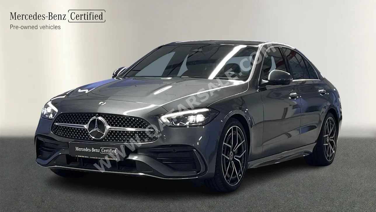 مرسيدس - بنز  سي - كلاس  200  2025  اوتوماتيك  9,500 كم  4 سلندر  دفع خلفي  سيدان  رمادي  تحت الضمان