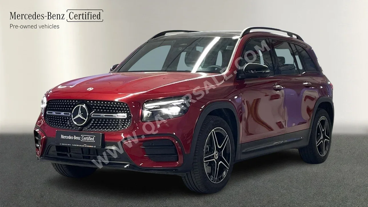 مرسيدس - بنز  جي ال بي  250  2025  اوتوماتيك  2,000 كم  4 سلندر  دفع رباعي  اس يو في  أحمر  تحت الضمان