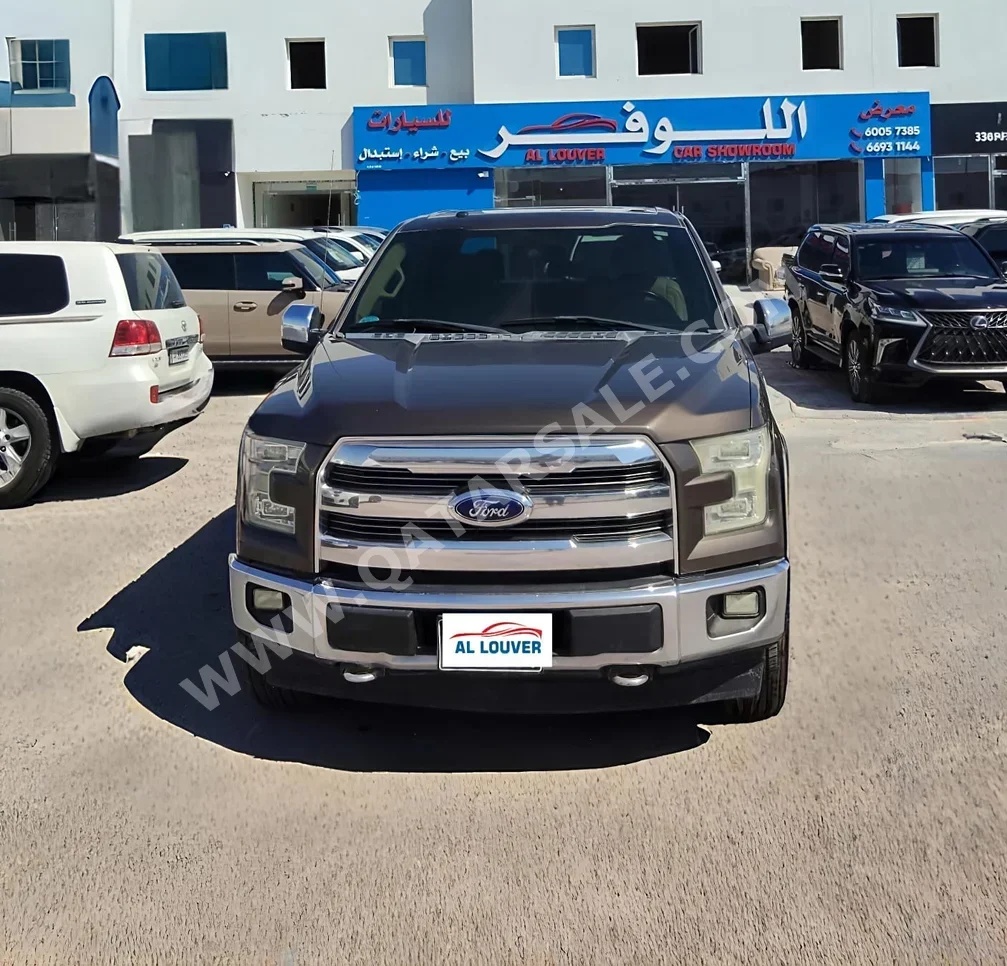 فورد أف 150 2017 اوتوماتيك 95,000 كم 8 سلندر دفع رباعي بيكب بني