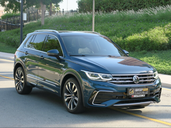 Volkswagen Tiguan R-Line 2023 Automatic 35,000 Km 4 Cylinder Four Wheel Drive (4WD) SUV Blue With Warranty