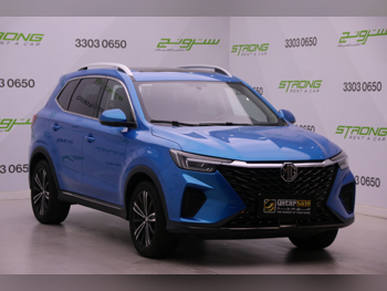 ام جي ار اكس 5 2024 اوتوماتيك 27,200 كم 4 سلندر سحب امامي اس يو في ازرق تحت الضمان