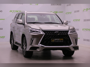 Lexus  LX  570 S  2018  Automatic  126,000 Km  8 Cylinder  Four Wheel Drive (4WD)  SUV  Gray