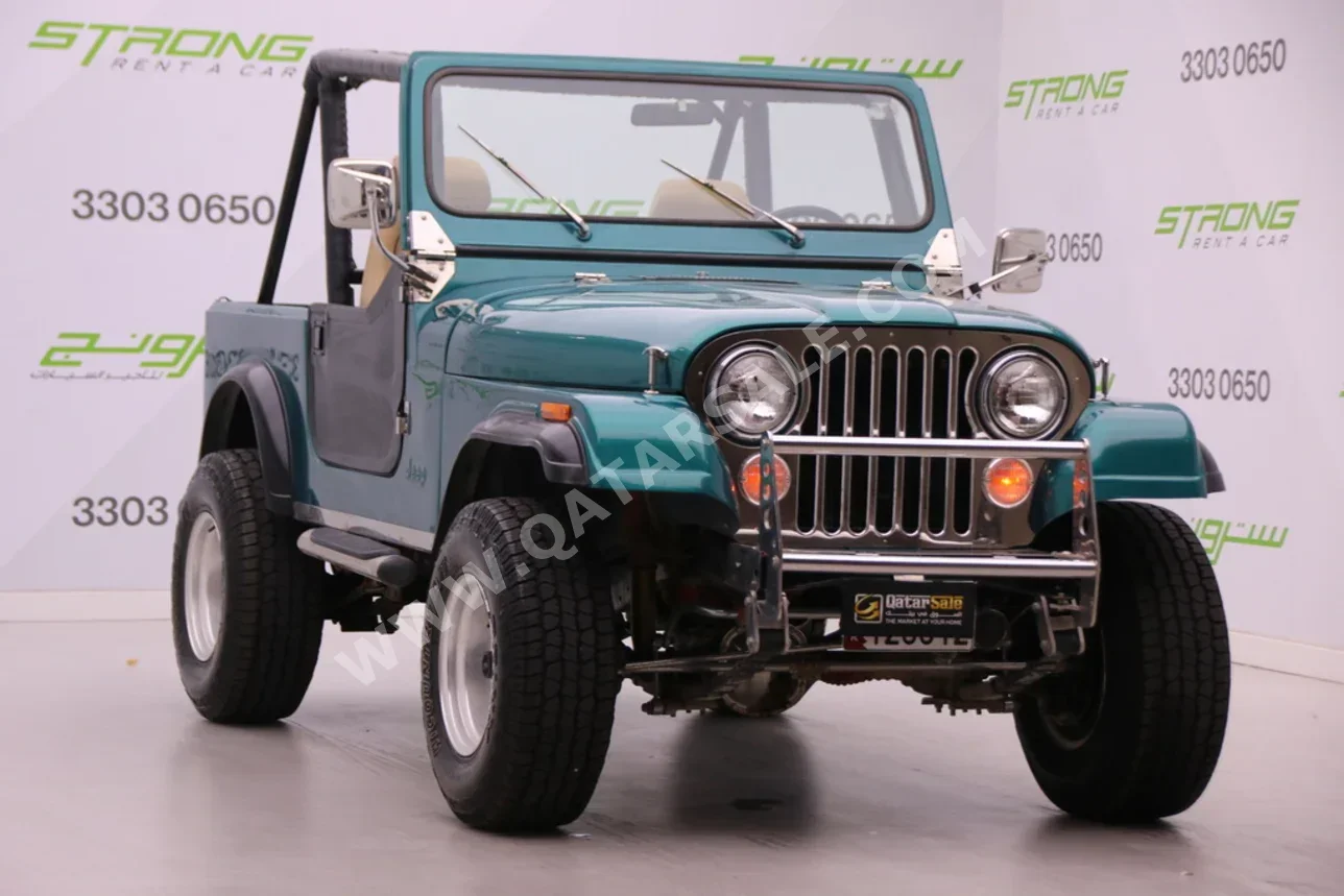 جييب ويلز 1983 عادي 7,000 كم 8 سلندر دفع رباعي كلاسك أخضر